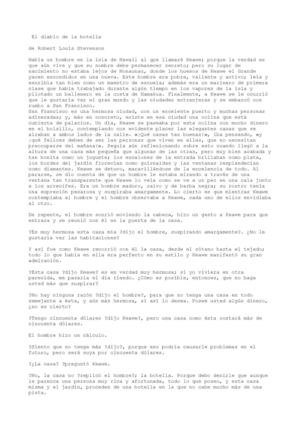 El diablo de la botella