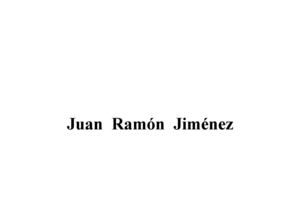 Juan Ramón Jiménez poemas2