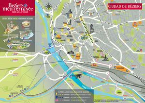Plan touristique Béziers E