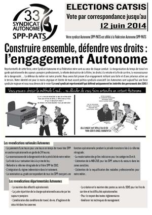 PROFESSION DE FOI SA 33