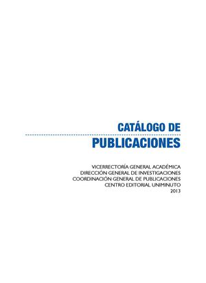 Catálogo de Investigaciones
