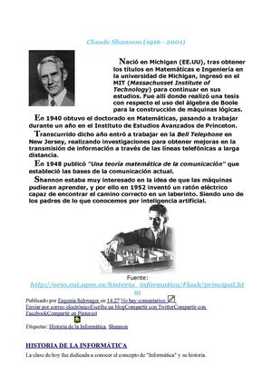 Historia de la Informática