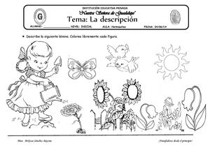 TEMA. LA DESCRIPCIÓN