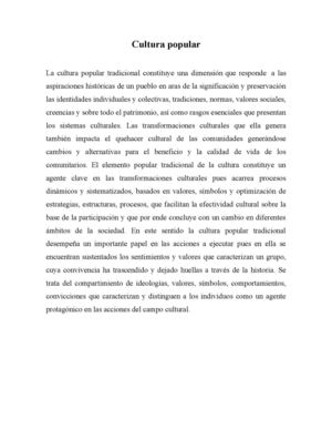 cultura popular 