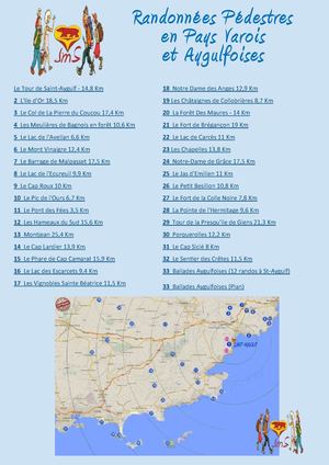 Randonnées Pédestres en Pays Varois et Aygulfoises