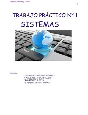 Trabajo Practico nro:1 SISTEMA