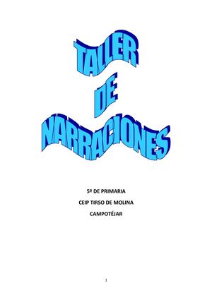 Narraciones 5º de Primaria