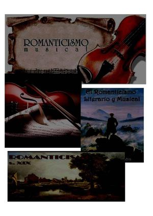 La música en el Romanticismo.