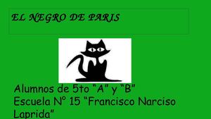EL NEGRO DE PARIS