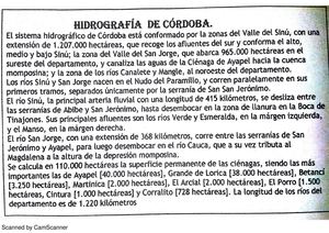 Hidrografía de Córdoba
