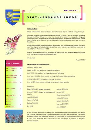 Bulletin N°1