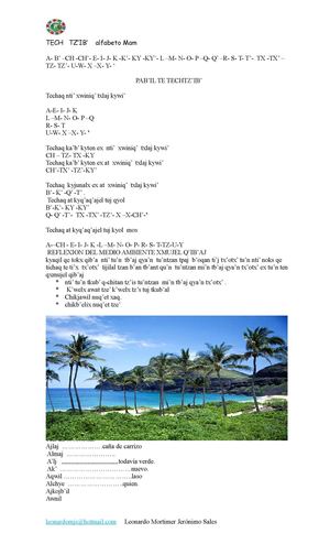 Facilitando el Idioma Maya Mam