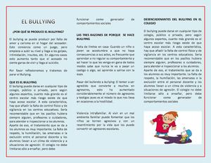 EL BULLYING