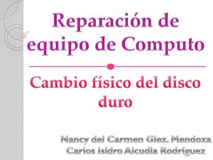reparacion de equipo de computo