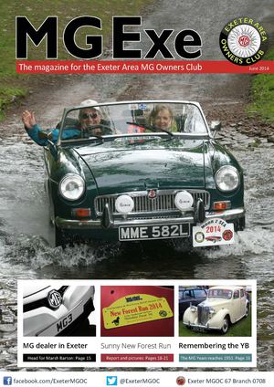 Exeter MGOC Exe Magazine June 2014