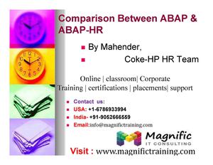 sap abap hr online training