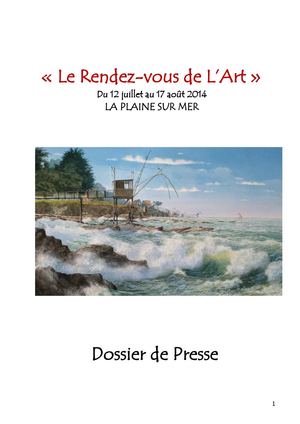 Dossier de presse du Rendez-vous de l'Art 2014