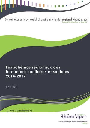 Les schémas régionaux des formations sanitaires et sociales 2014-2017