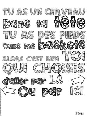 Citations à colorier