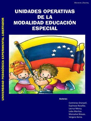 Unidades Operativas de la Modalidad Educación Especial