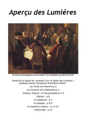 Aperçu des Lumières