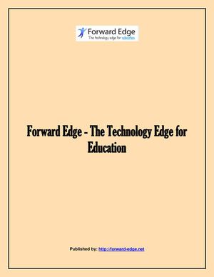 Calaméo - Forward Edge - The Technology Edge for Education