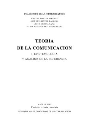Teoría de la Comunicación
