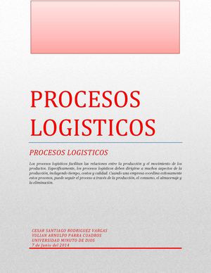 Procesos Logisticos