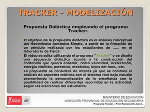 Tracker - Modelizador