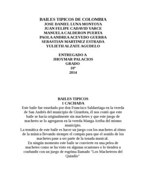 BAILES TIPICOS DE COLOMBIA