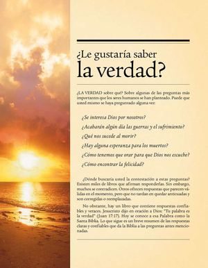 ¿LEGUSTARIA SABER LA VERDAD?