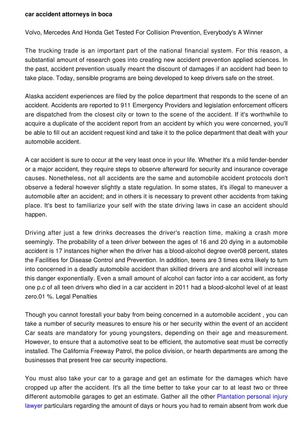 Car accident attorneys in Boca Raton, FL