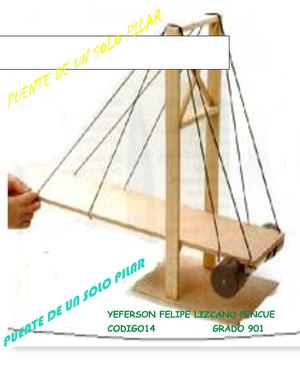 PUENTE DE UN SOLO PILAR