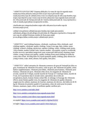 Ropa segunda mano al por mayor