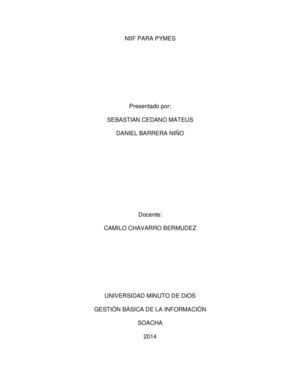 NIIF PYMES en Colombia