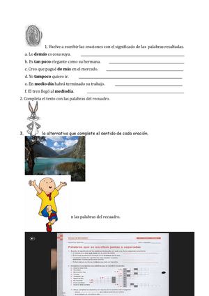 Palabras que se escriben juntas o separadas