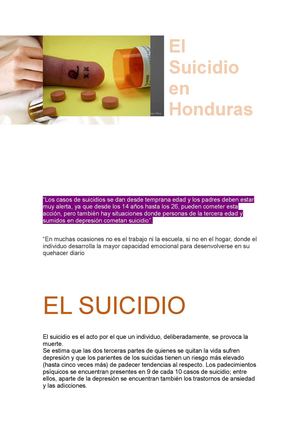 suicidio en honduras