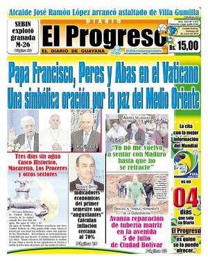 DIARIO EL PROGRESO EDICIÓN DIGITAL 08-06-2014