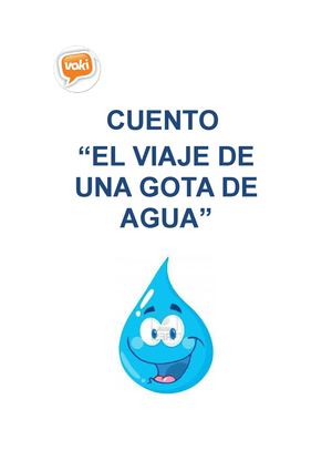Cuento del viaje de la gota de agua