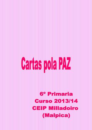 Cartas pola PAZ (6º)