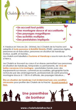 Informations complètes Chalets de la Frache - Vassieux en Vercors