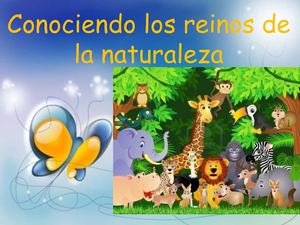 los reinos de la naturaleza