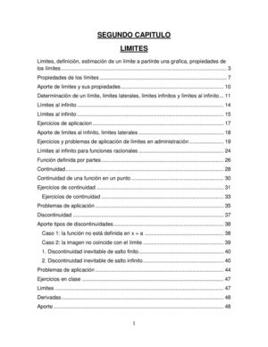 LIMITES SEGUNDO CAPITULO