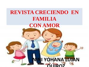 Revista creciendo en familia con amor
