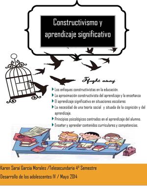 Constructivismo y aprendizaje significativo