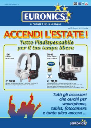 Volantino Euronics Butali Speciale Accessori dal 9 giugno al 20 luglio 2014