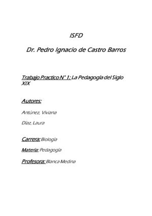 Pedagogía del siglo XIX