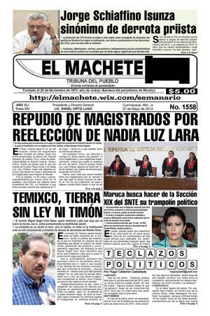 EL MACHETE 1558