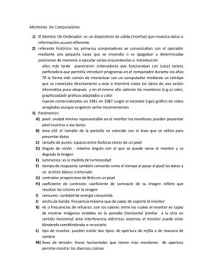 Monitores de computadores