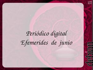 Efemerides de junio